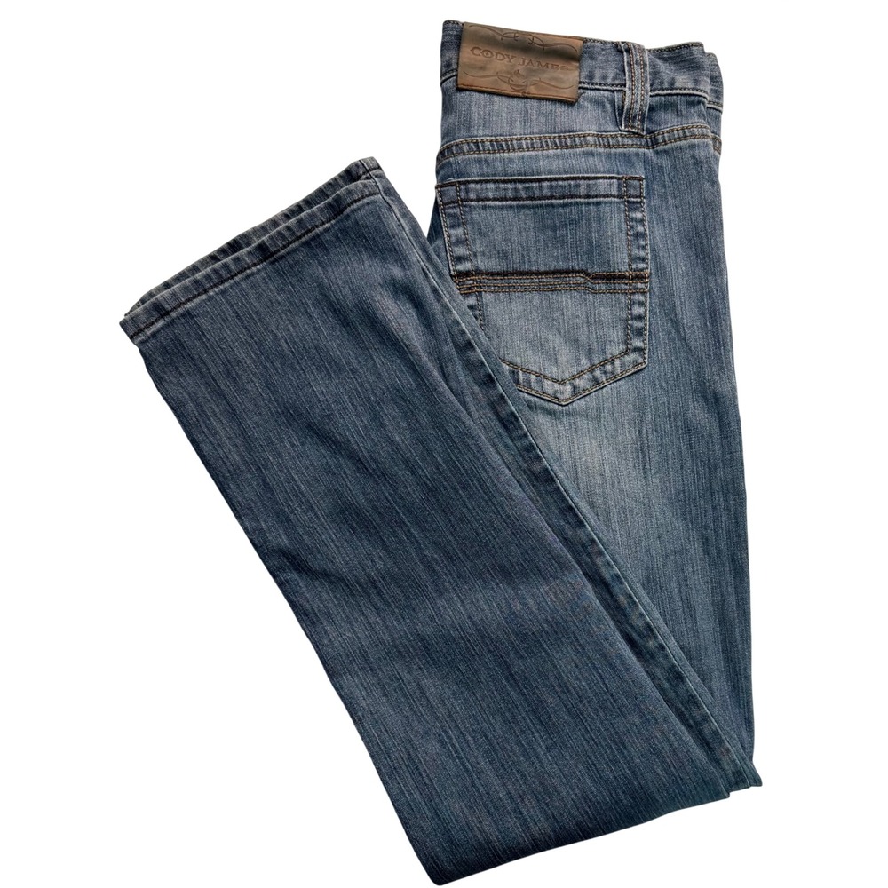 Cody James Mens Straight Leg Jeans Medium Wash Western Denim 29x32